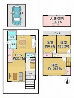 令和8年1月全リフォーム済み☆
LDKは広々20.7帖!駐車スペースあり!
南向きの為、陽当たり良好です♪