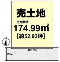 建築条件無し土地!お好きなハウスメーカー・工務店で建築可能!
南向きの整形地!土地広々約59坪!
閑静な住宅地で交通量少なめ!前道ゆったり6m!